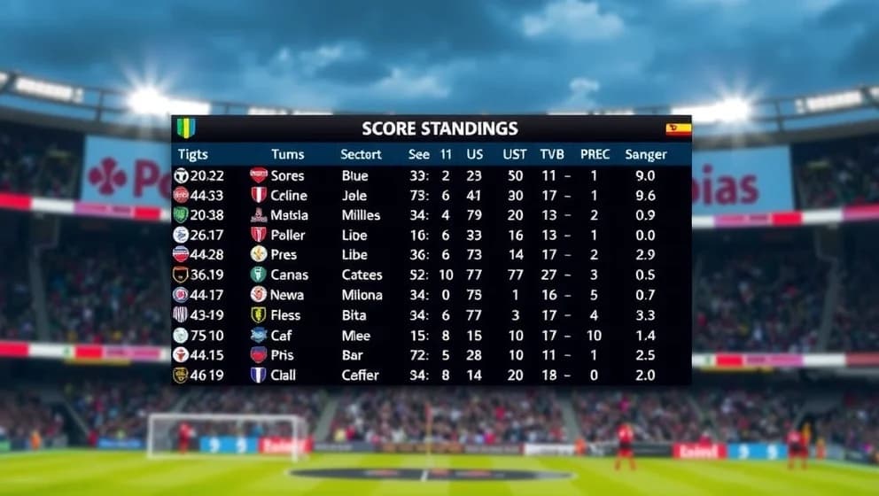 Engelsk premiärliga tabellen nu