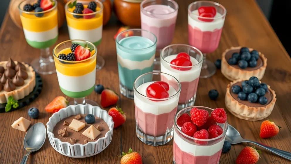 Efterrätter till många som går att förbereda